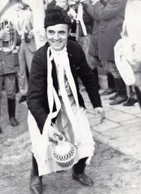 1967 - Petr Záleský in folk costume