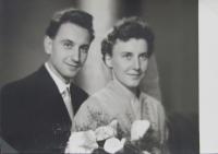 Irena Vyslyšelová and her first husband