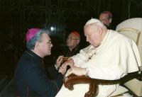 2005 - Petr Esterka and pope John Paul II