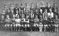 Elementary school, first grade, Pilsen 1935
