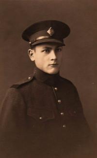 Otec pamětnice během vojenské služby, nelok., 1925