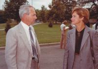 Jiří and Jana Nor, at the World Hydrogen Energy Conference, University of Toronto, 1984