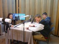 Pupils of ZŠ Přerov in the building of the Czech Radio, project Stories of our Neighbours (http://pribehynasichsousedu.cz/)