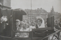 Fotografie z první svatby, červen 1945
