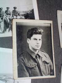 Viktor Wellemín, photo from war