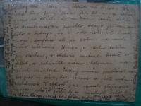 The letter for Adolf and Viktor from parents