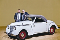 Petr with his son Martin, a Škoda car designer