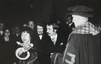 Doctor´s graduation of the witness in Prague - Karolinum in 1973