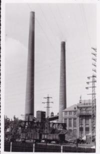 power station, Pardubice May 1945