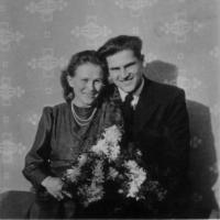 Svatební fotografie Almy a Karla, Rakousko 1944