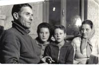 Martin Tadian with his second family