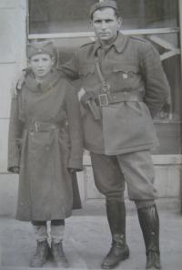Veselín Starčevič with his father