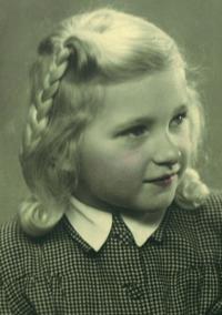 Jana Kuncířová v šesti letech