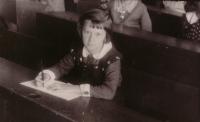 První školní den (Vackov, 1. září 1932)