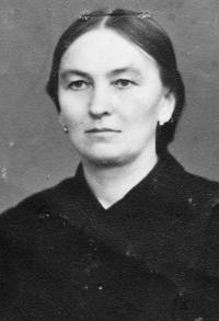 Ludgarda Plačková's mother Matylda Galdiová, after 1945