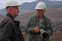 Stanislav Štýs při práci na rekultivacích