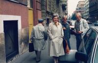 L. Šilhánová, Dana Seidlová and František Vaněk, Budapest, 1988