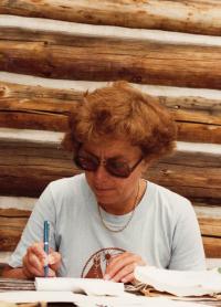 Dana Seidlová at the beginnings of the 1990s