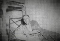 Václav Moravec Sr. in prison in Halle, Germany, 1945