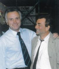 Václav Kabourek and Peter Falk