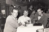 Václav Mezřický (on the right) during the trip to East Germany, ca 1955 or 1956