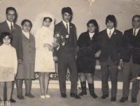 Agnesa Horváthová, wedding on 26 November 1969