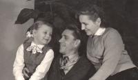 In 1955 with parents in Puchov, Slovakia