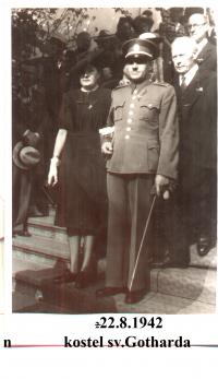 Vojtěch Babůrek and his wife