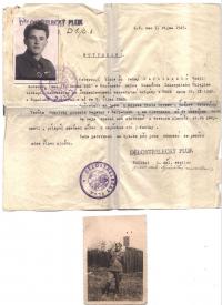 Document published by gunnery regiment for Vasil Sofilkanič