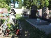 Cemetery in Kralupy nad Vltavou, the final resting place of Hugo's brother Willy among the preserved graves