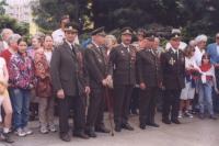 Veterans of the Second World War - first left Josef Prokupek, first right Mikulas Seretuk