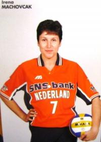 Irena Králová, oficiální fotografie v holandském národním týmu, 90. léta 20. století