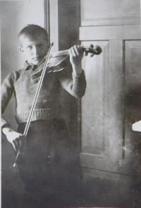 Jaroslav Palka as a young boy