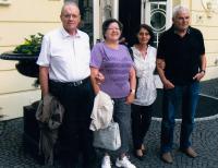 Ruth Landau with husband and friend Zuzana Somogy, Marienbad, 2010