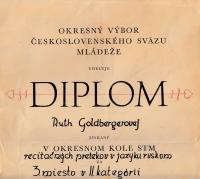 School diploma, 50ies