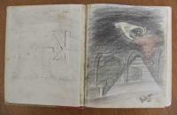 vzpomínky Wolfganga (Sinaje) Adlera - 1945, ilustrace od Jehudy Bacona