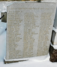 Monument to the fallen in World Wars in the Morávka