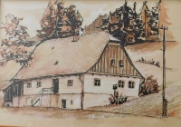 Birthplace Rudolph Glattera in the Morávka