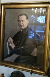 hrabě, kněz Antonín Bořek Dohalský 1889-1942 obraz Lysá nad Labem