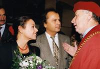 s Václavem Hudečkem a jeho ženou