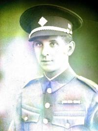 Otec pamětníka Aleš Neumann Norský v legionářské uniformě