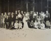 Wedding of Erika's sister Elvíra and Tomáš Rábek in Hraničky