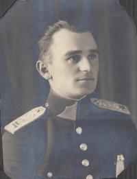 Josef Herget in uniform, 1925