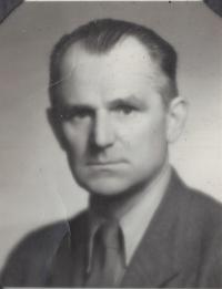 Josef Herget after WWII, 1945