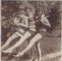 Fun at the swimming pool, Košice 1930s