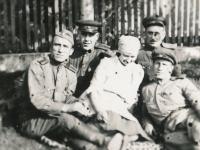 Ruští vojáci - osvoboditelé, Barchůvek, 1945