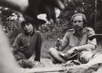 Scout camp Záblatí 1976