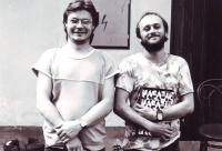 Jaromír Piskoř s Bořivojem Navrátilem / 80. léta