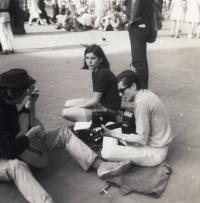 Libuše at Picadellys Square in London (1969)