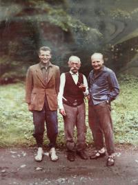 Brother Gerhard, Grandfather Theuer and Josef